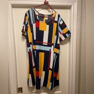 Multicoloured Dress. Nice lightweight fabric